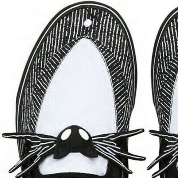 NWOT 🆕 VANS x Nightmare B4 Xmas 🎃🎄Jack Skellington Slip-Ons W6|M4,5✨ - Picture 4 of 9